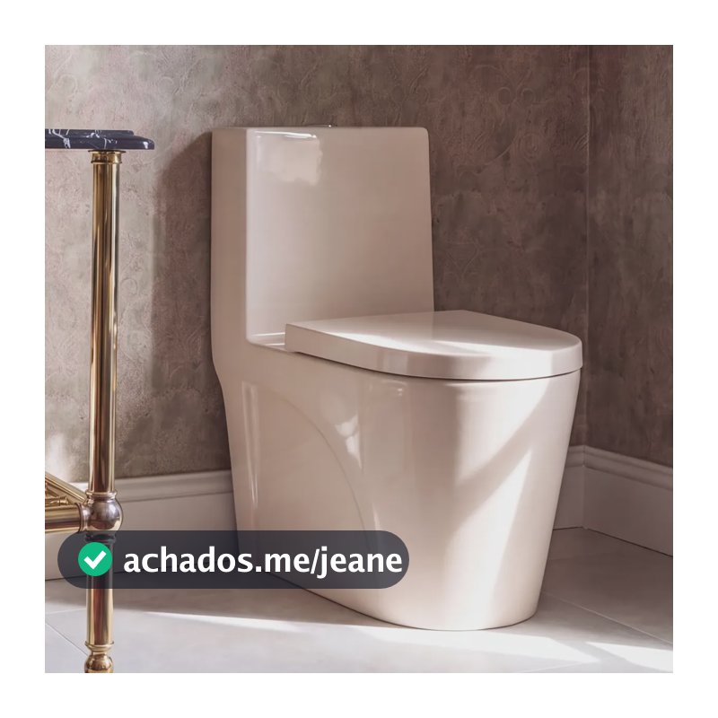 Vaso Sanitário Monobloco Privada Bacia Caixa Acoplada Grande