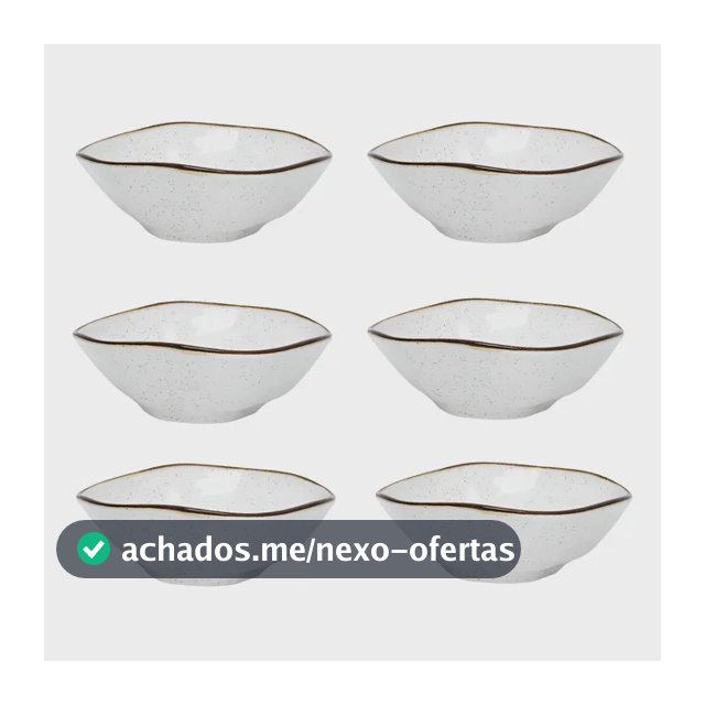 Jogo De 6 Tigelas 500ml Oxford Ryo Maresia