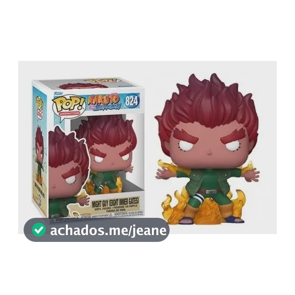 Boneco Funko Pop Naruto Might Guy Eight Inner Gates 824