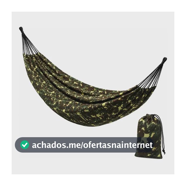 Rede de Descanso Militar Camuflada 3.5m Rede Têxtil