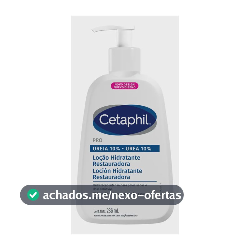 Cetaphil Pro Ureia 10% Loção Hidratante para Pés e Pele Seca 236ml - Reduz Descamação, Pele Macia