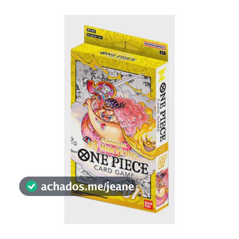 One Piec -card Game-starter Deck-st-07-big Mom Pirates (en)