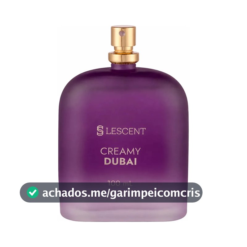 Perfume Deo Colônia Creamy Dubai 100 ml Lescent