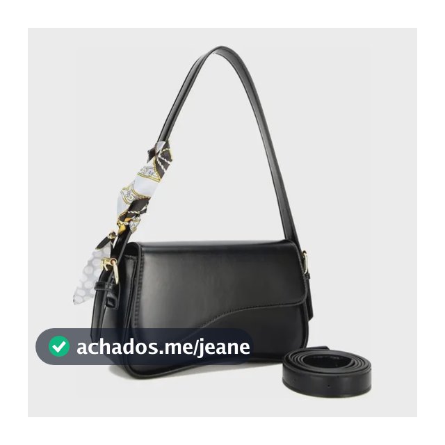Bolsa Feminina Baguete Transversal Tiracolo Pequena Festa