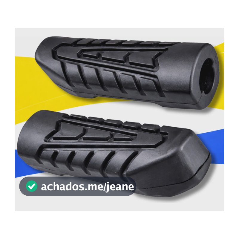 Par Borracha Pedaleira Estribo Cg Fan Titan 160 Start 160