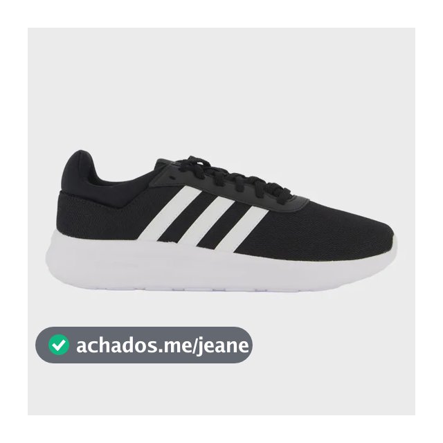 Tênis adidas Lite Racer 4.0 Preto E Branco
