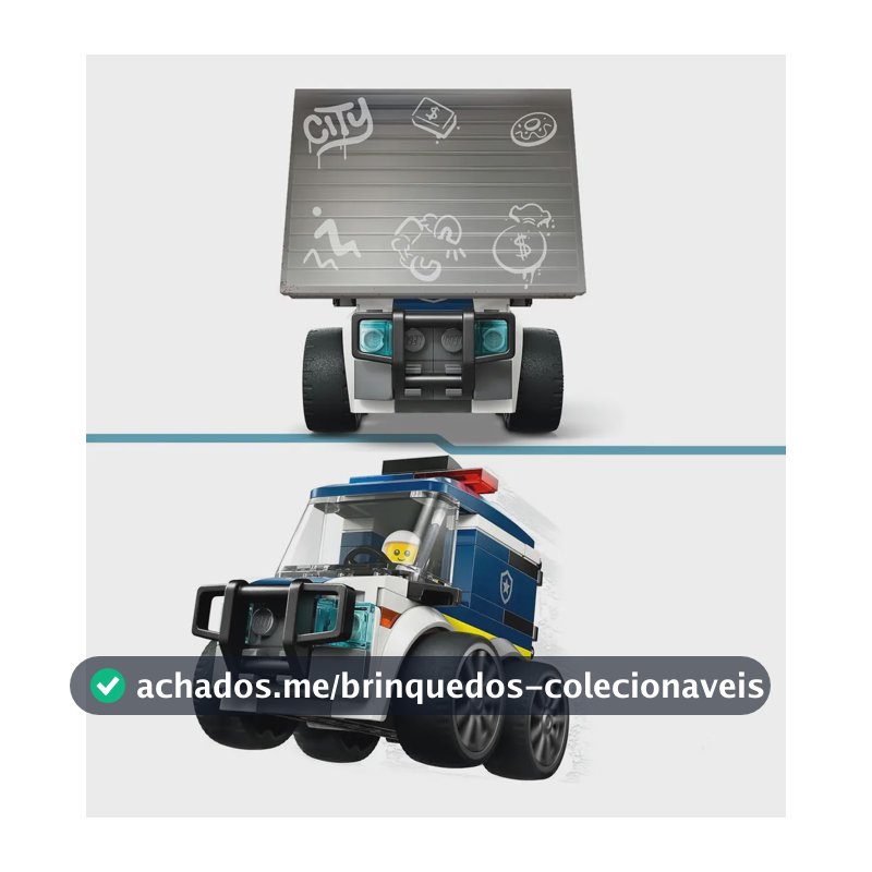 Veículos LEGO® City: Conjunto de caminhões de polícia 60481