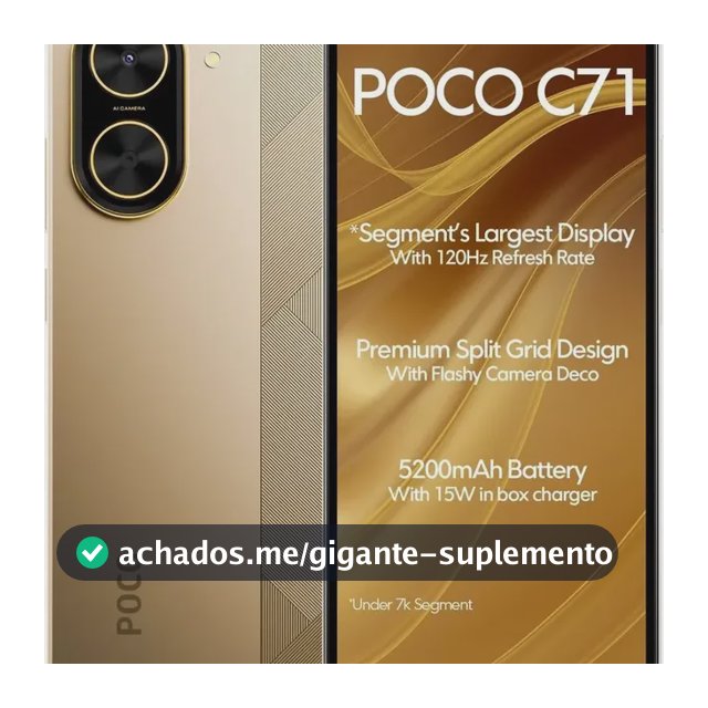 Xiaomi Poco Poco C71 4G Dual Sim 128 Gb Dourado-escuro 4 Gb Ram