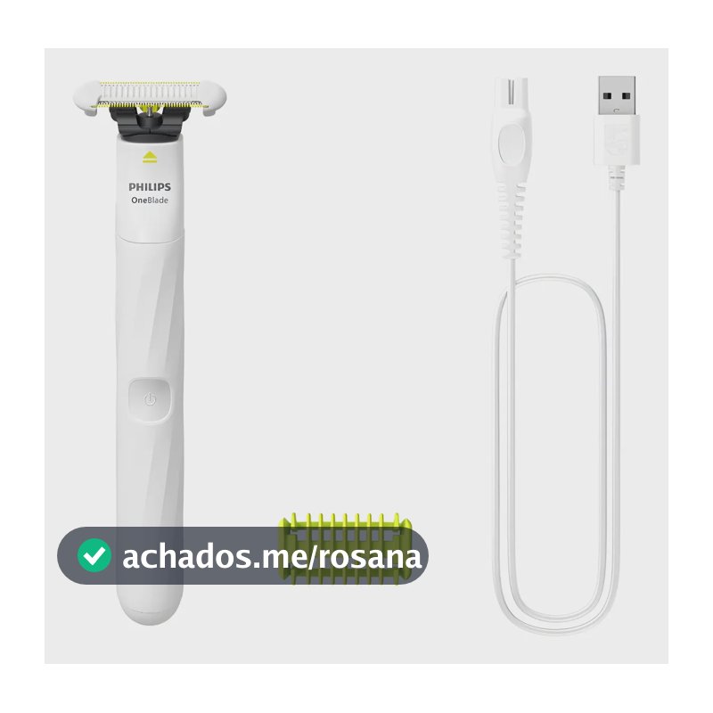 Aparador E Raspador Oneblade Intimate Qp1924/10 Philips Branco 127/220v