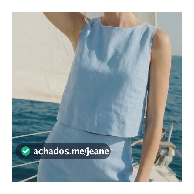 Conjunto Feminino Linho Calça Pantalona E Blusa Regata