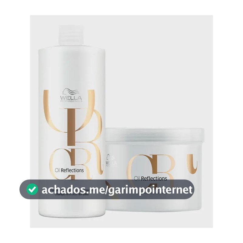 Kit Wella Professionals Oil Reflections Shampoo E Máscara