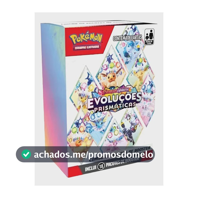 Combo de Booster EV8.5 - Evoluções Prismáticas - Copag