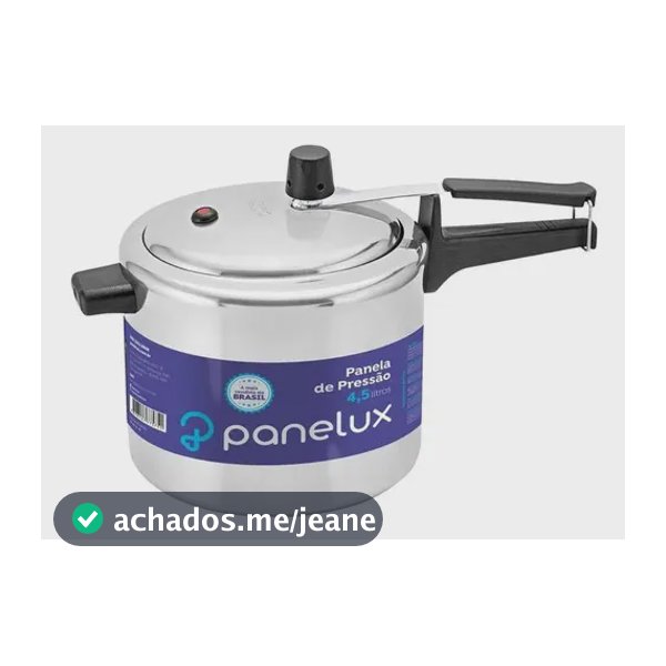 Panela Pressão Alumínio Polida 4,5 Litros - Panelux