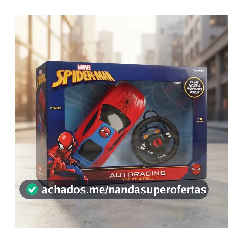 Veículo Controle Remoto Homem-aranha Autoracing