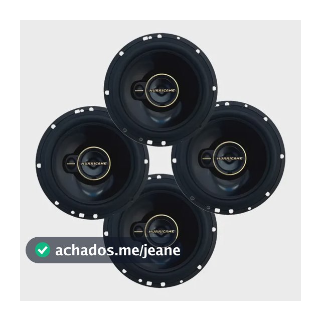Alto Falante Porta Hurricane 500w Pico Aurum Black