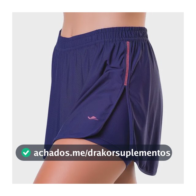 Short Feminino Academia Saia Fitness Corrida Poliamida Elite
