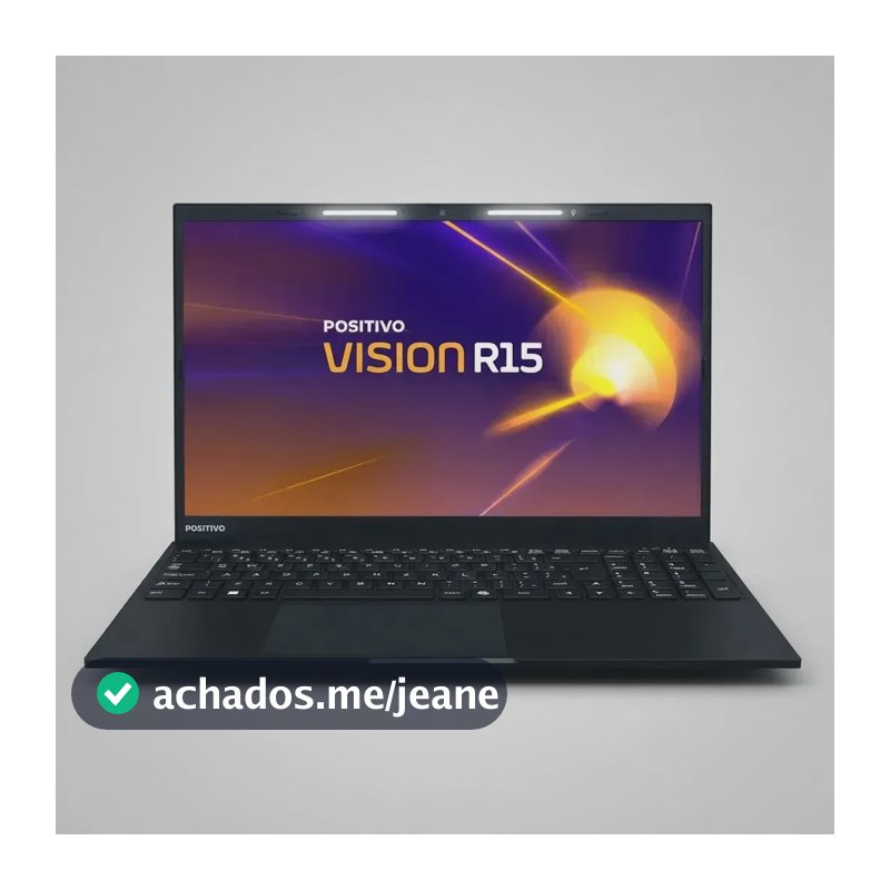 Notebook Positivo Vision R15 Lumina Bar, Amd Ryzen 5 16gb 256gb, Tela 15,6 Full Hd Antirreflexo, Linux - Preto