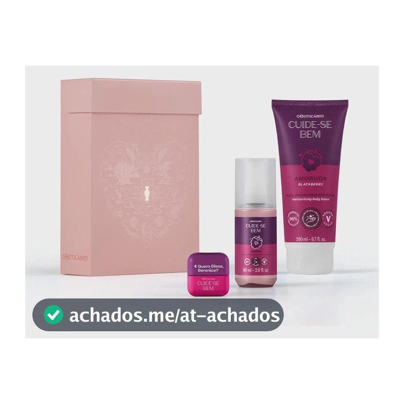 O Boticário Cuide-se Bem Amoruda Kit (3 Itens)