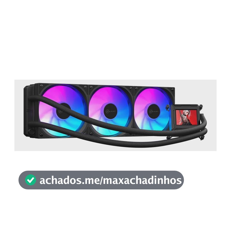 Watercooler Kalkan 360mm Argb Aura Lcd 360 Preto