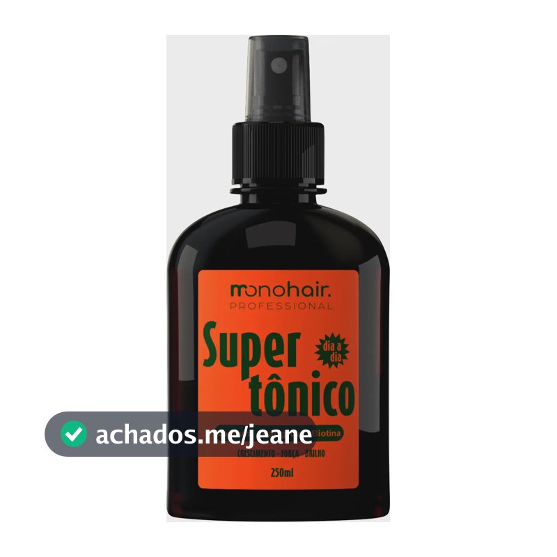 Tônico Super Poderoso 250ml Crescimento Capilar