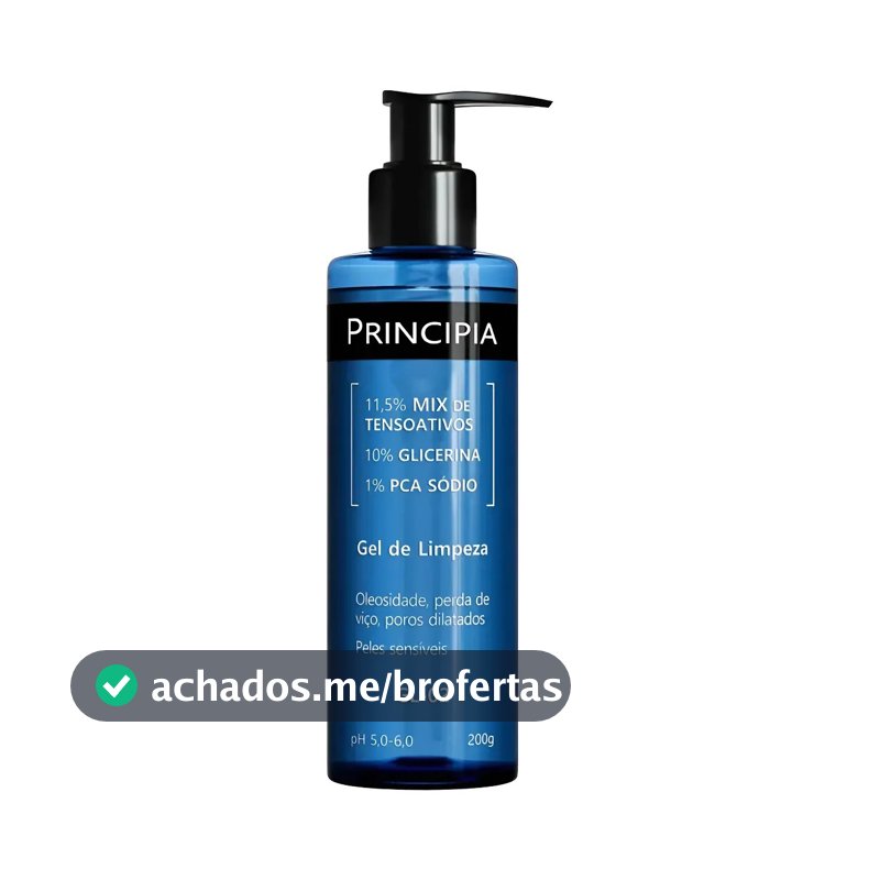 Gel Limpeza Facial Principia Gl02 200ml Pele Sensível Suave Normal A Sensível Dia/noite