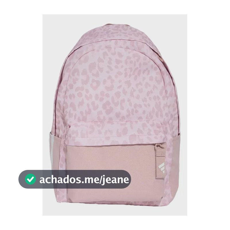 Mochila Estampada Leo Para Garotas adidas Lilás