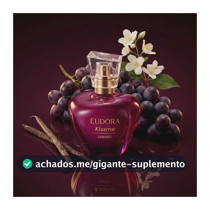 Eudora Kiss Me Cabernet Deo Colônia Feminino 50ml
