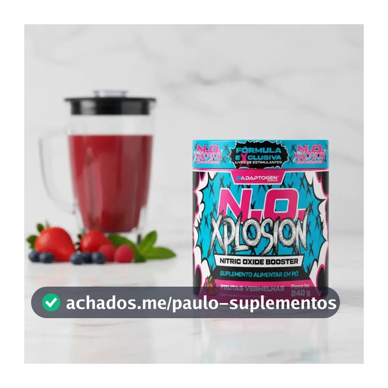 Aminoácido N.o Xplosion C/240g - Adaptogen Frutas Vermelhas