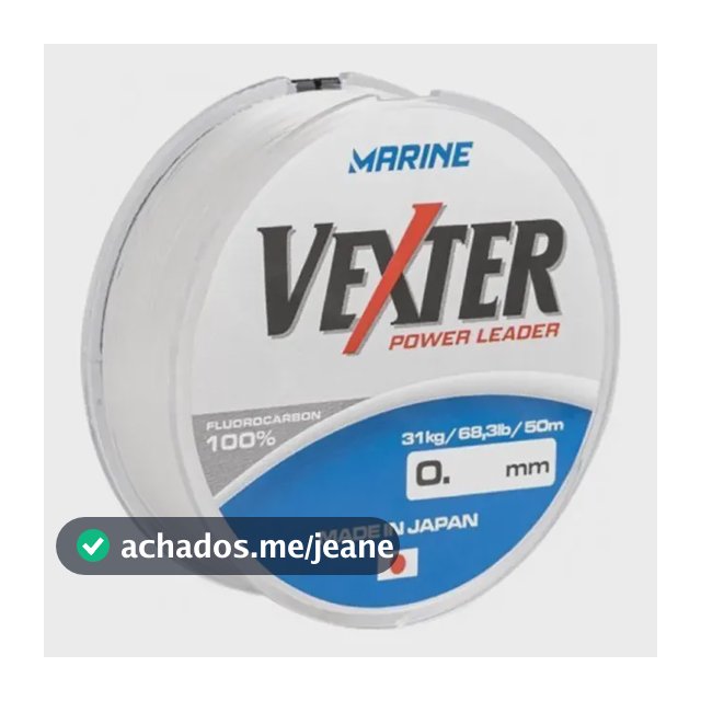 Fluorcarbo Vexter Power Leader 0,81mm 39,5kg - 50 Metros