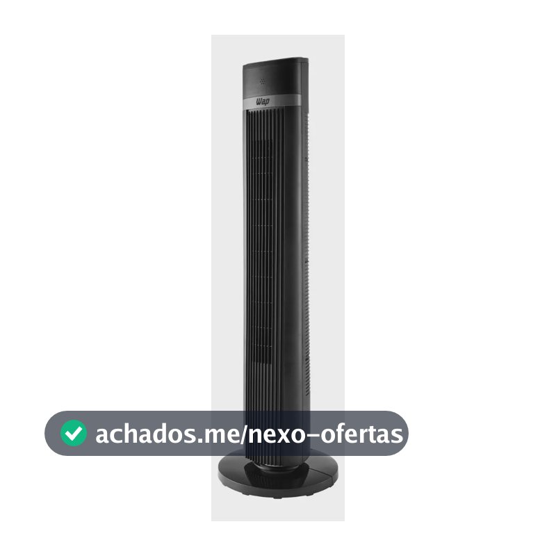 Ventilador de Torre WAP Air Silence com Ajuste de 4 Velocidades