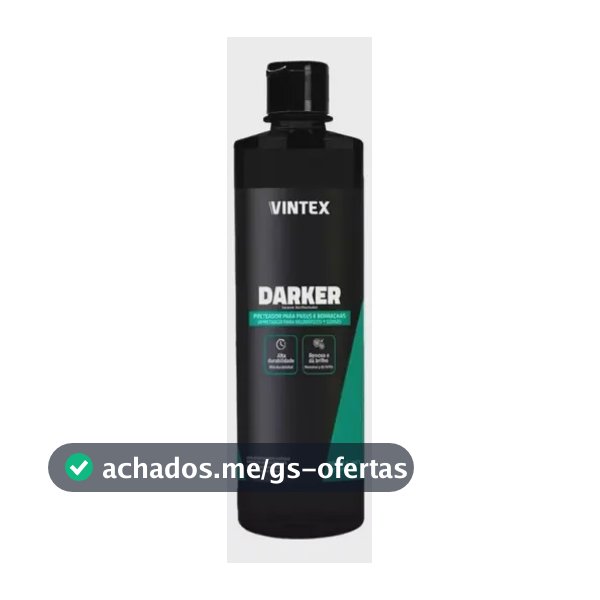 Darker Pretinho Revitalizador Pneus E Borrachas 500ml Vonixx