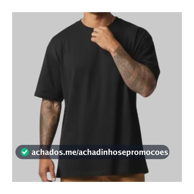 Camiseta Oversized 100% Algodão Penteado 30.1 Premium