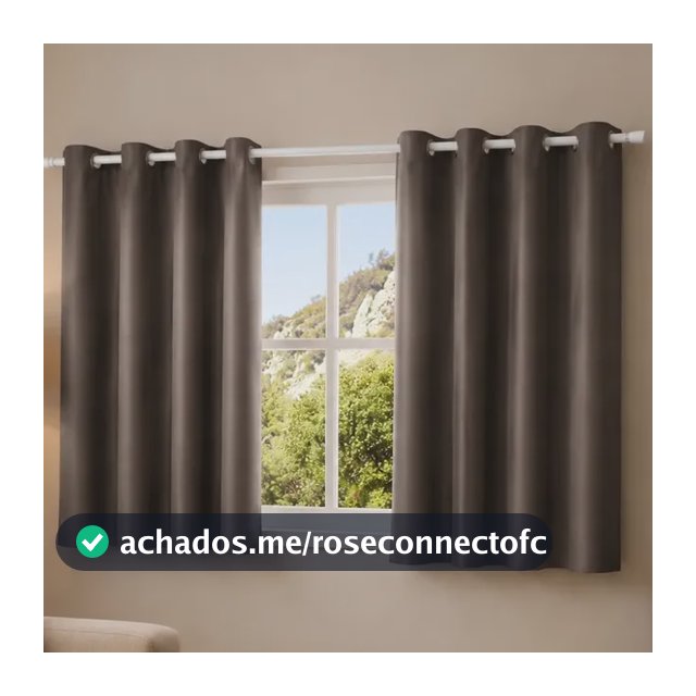 Cortina Blackout Para Janela 2,20 X 1,40 Corta 100% Luz
