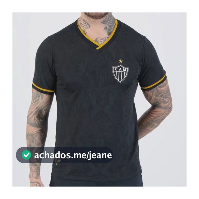 Camisa Atlético Mineiro Retrô 2013 Preta