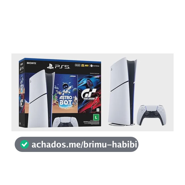 Console Playstation®5 Slim Digital - Pacote Astro Bot E Gran Turismo 7 - Branco
