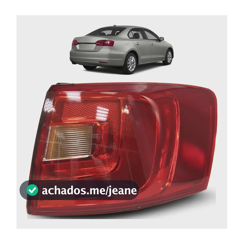 Lanterna Traseira Jetta 2015 2014 2013 2012 11 Bicolor Canto