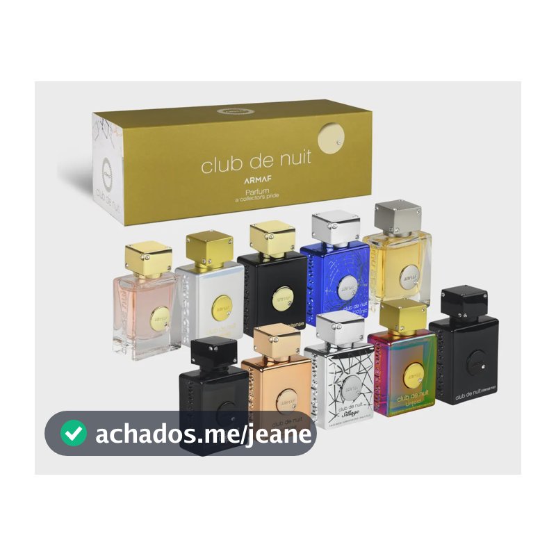 Coleção 10 Mini Perfumes Armaf Club De Nuit 5 Ml
