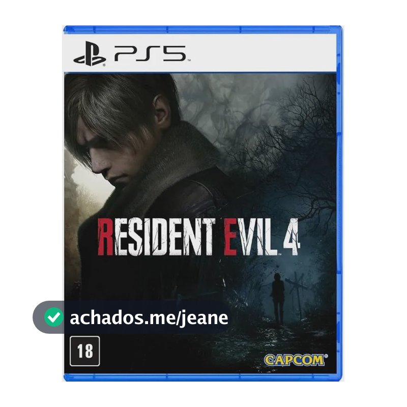 Jogo Resident Evil 4 2023 Ps5 Br Midia Fisica