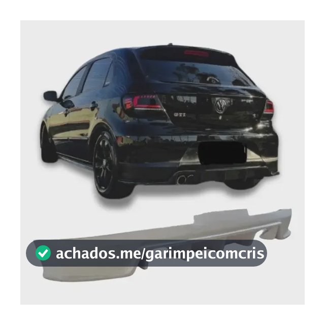 Spoiler Traseiro Gol G5. Personal Parts