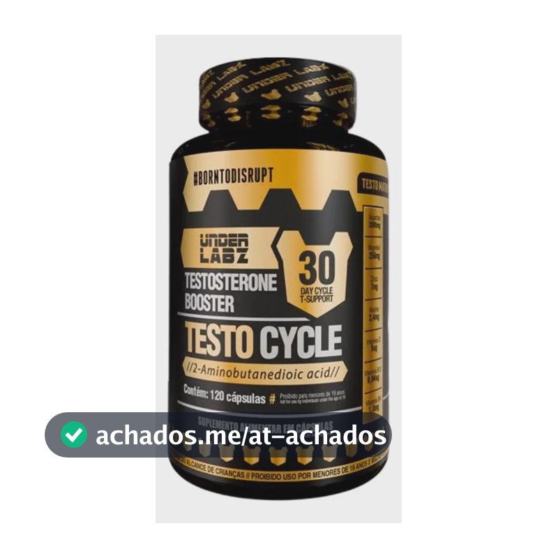 Suplemento Under Labz Suplemento Alimentar Testo Cycle en cápsula sabor sem sabor de 120 un