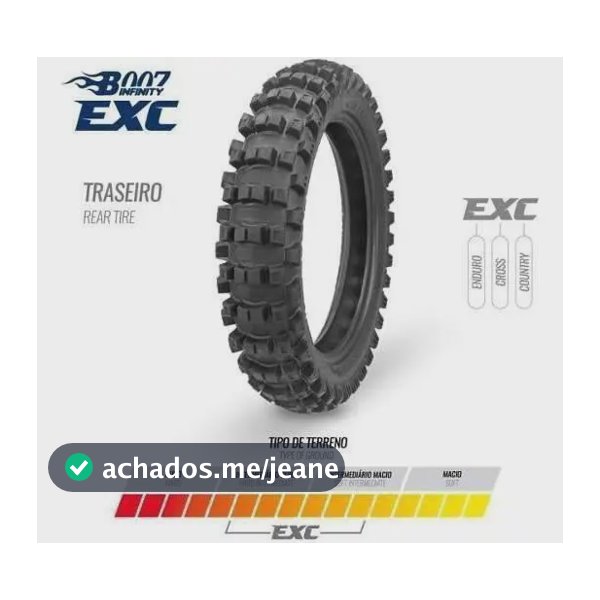 Pneu Borilli 110/100-18 B007 Exc Infinity