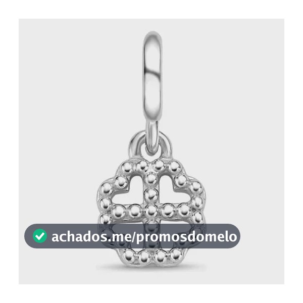 Pingente Life Patuás Trevo Em Prata 925