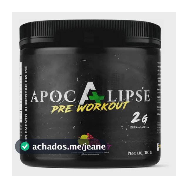 Apocalipse Pré-treino A+ Nutrition 300g Em Pó