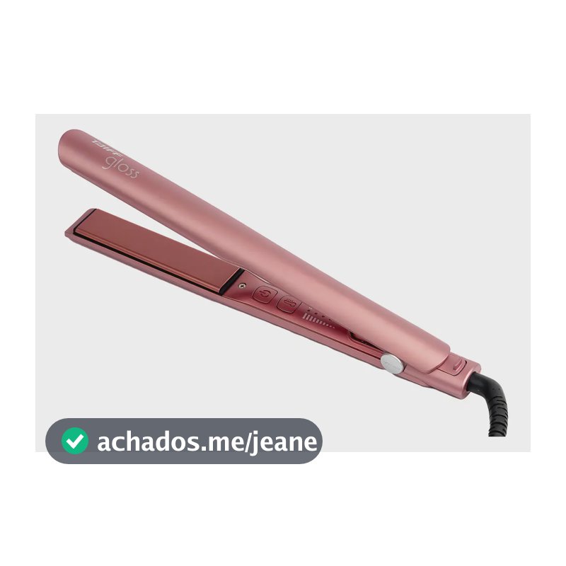 Chapa Gloss Rose 230°c Bivolt 110v/220v Taiff