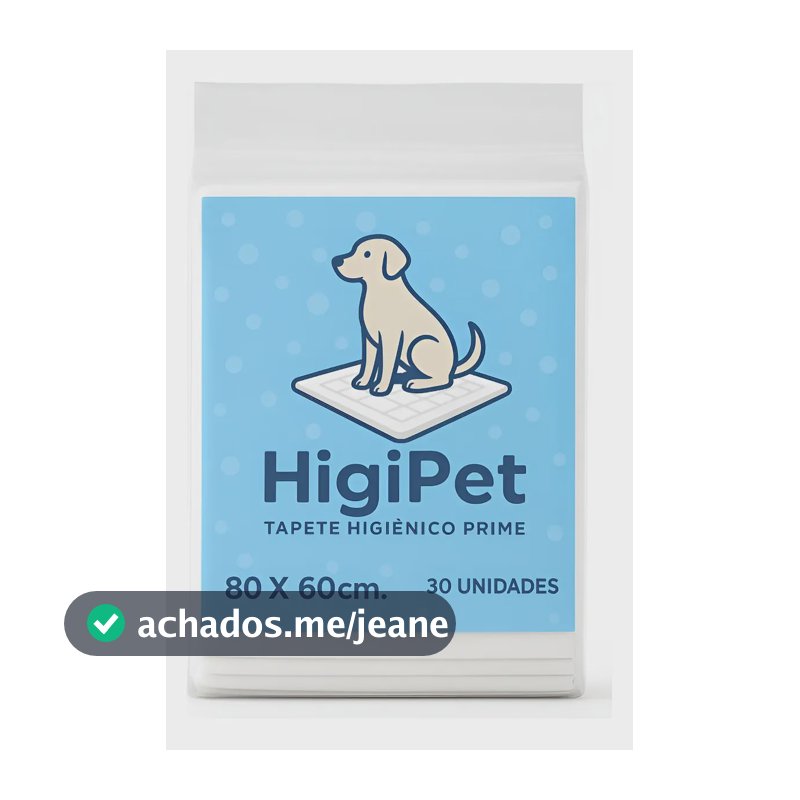Higipet Tapete Sanitário Para Cães Tamanho Único Branco