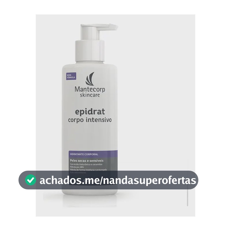 Hidrante Corporal Epidrat Corpo Intensivo Com 450ml Mantecorp