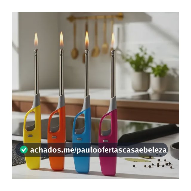 Acendedor De Fogão Forno Vela Churrasqueira Lareira Prático