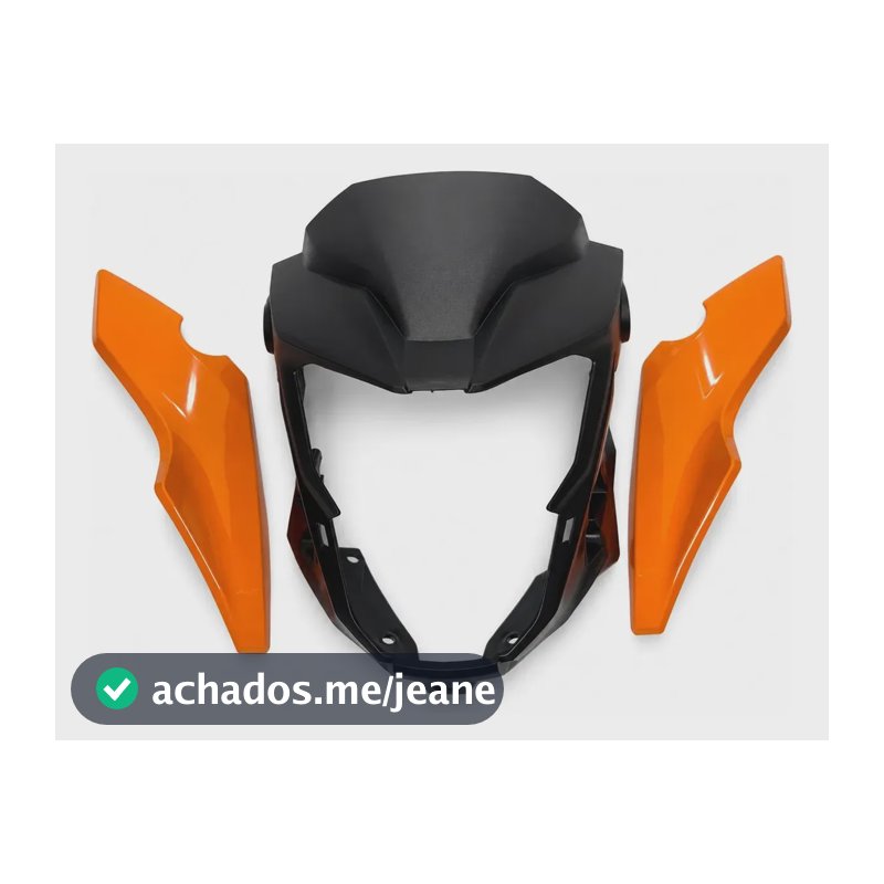 Carenagem Frontal Farol Cg 160 Bananinha Titan Fan 2025 2026 Laranja Bedouin