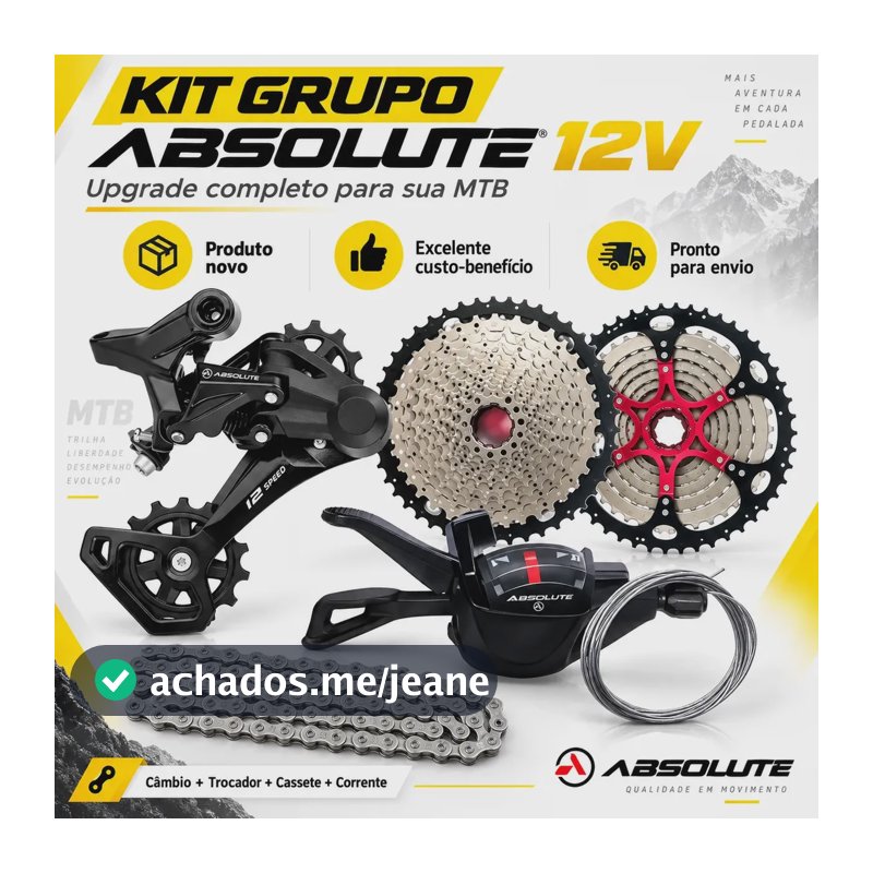 Kit Grupo 12velocidades Mtb Cambio Cassete Corrente Trocador