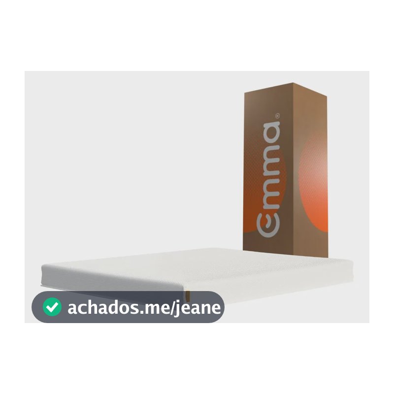 Colchão Casal Emma One Plus 138x188cm 3 Camadas À Vácuo